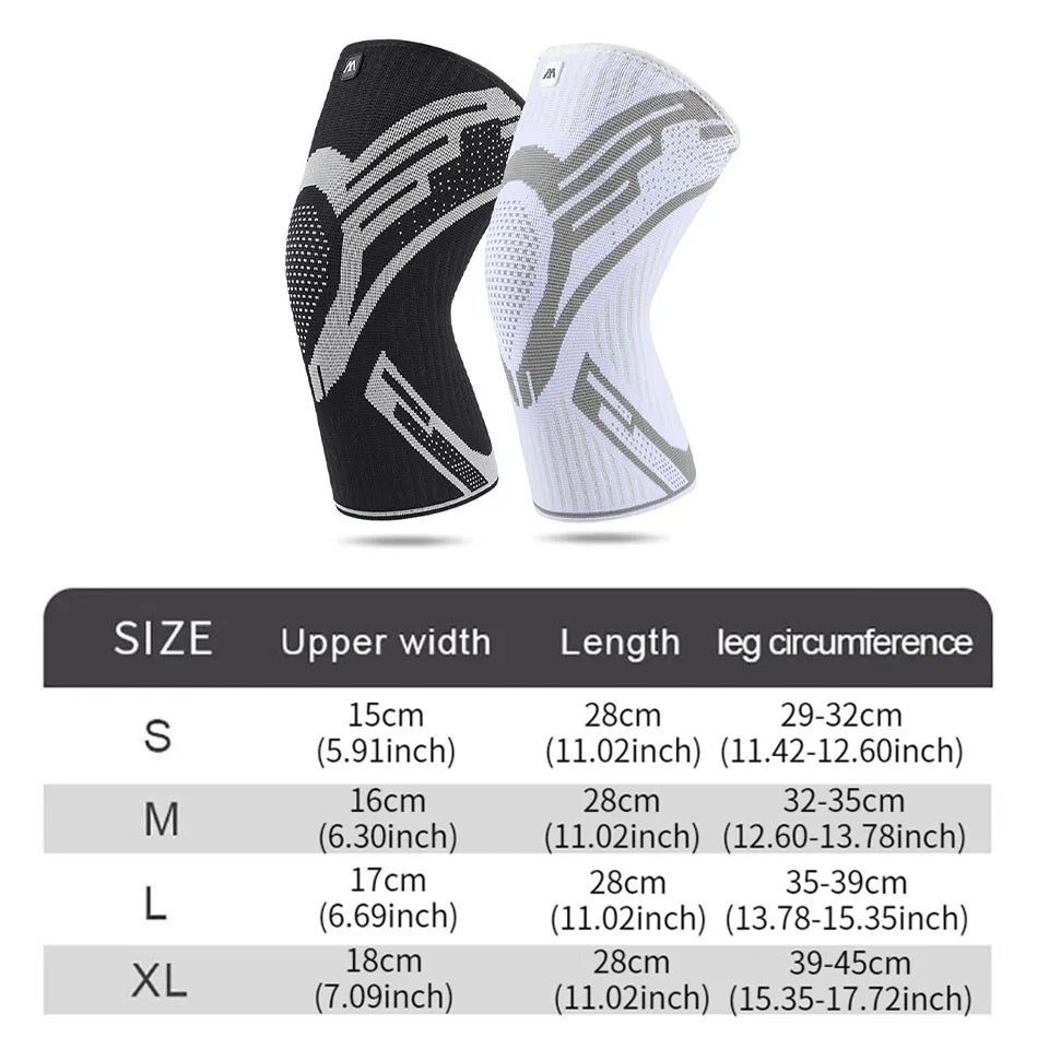 Premium Compression Knee Support Sleeve | Breathable Elastic Design for Active Sports 1