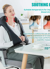RelaxEase | Neck Massager with Heat & Deep Kneading | Portable Relief for Tension 1