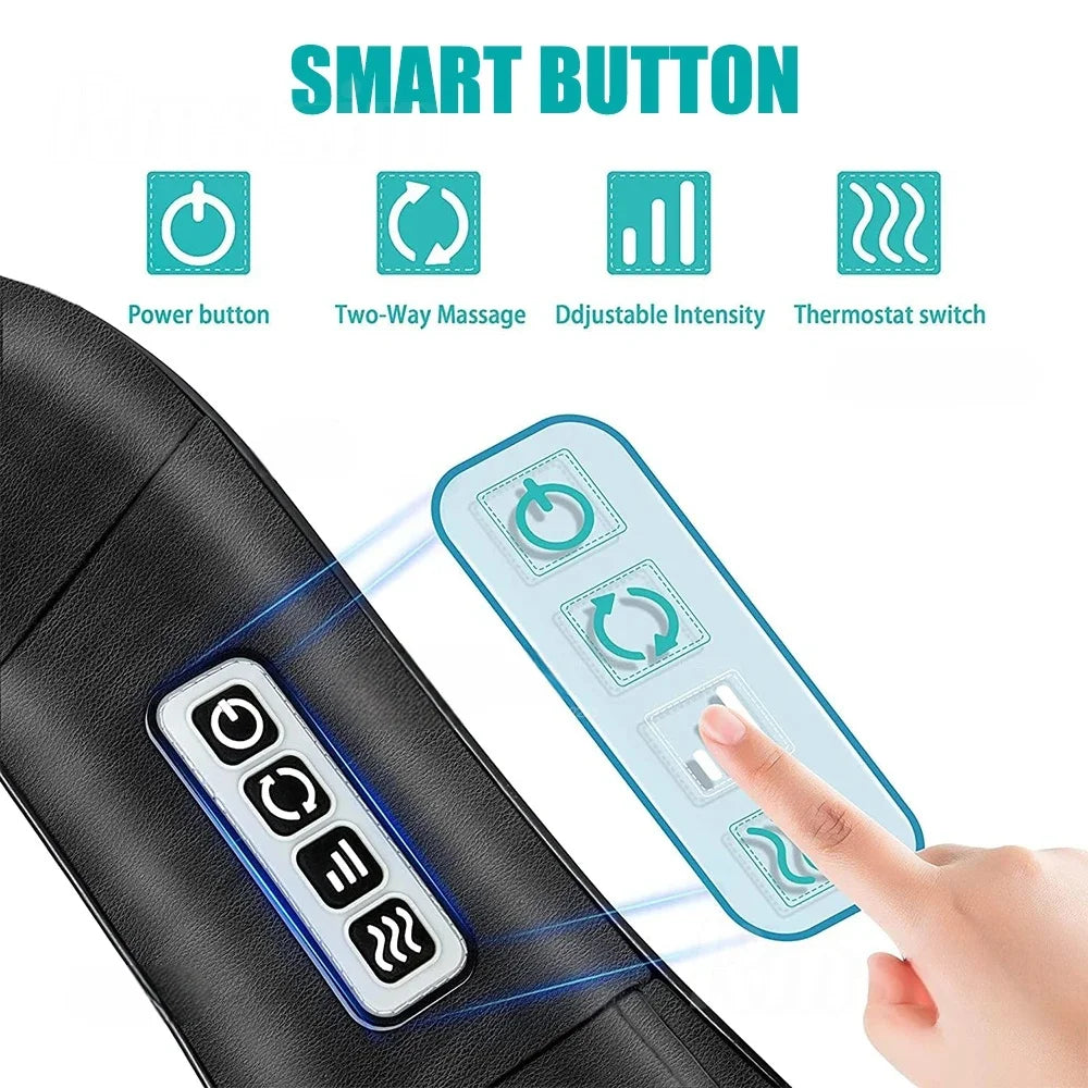 RelaxEase | Neck Massager with Heat & Deep Kneading | Portable Relief for Tension 2
