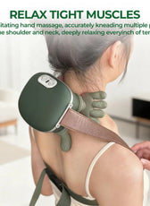 Relaxation Haven | 4D Wireless Neck and Shoulder Massager with Deep Tissue Kneading | Portable Relief for Tension and Stress 1