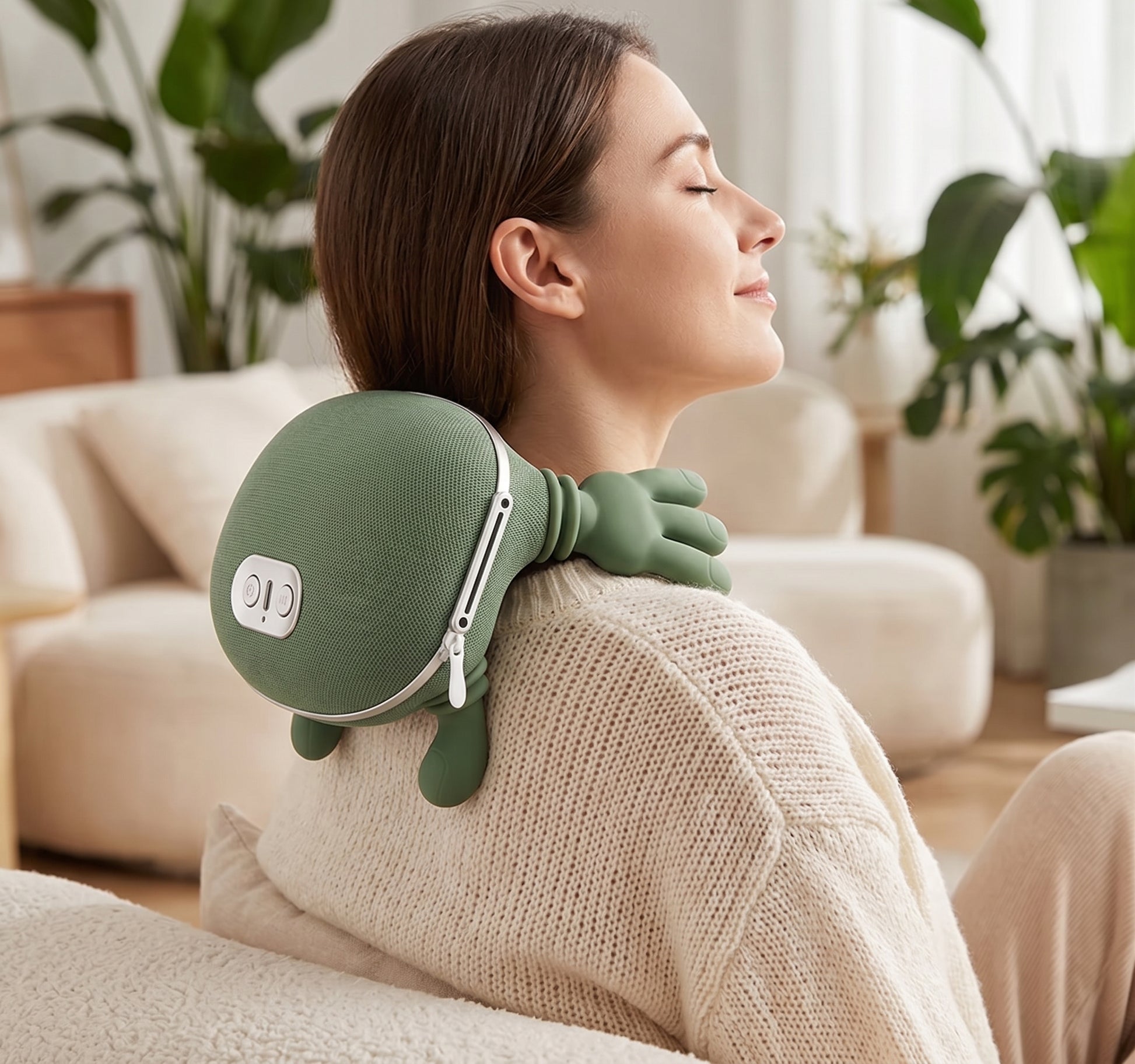 Relaxation Haven | 4D Wireless Neck and Shoulder Massager with Deep Tissue Kneading | Portable Relief for Tension and Stress 12