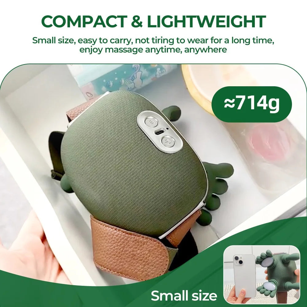 Relaxation Haven | 4D Wireless Neck and Shoulder Massager with Deep Tissue Kneading | Portable Relief for Tension and Stress 4