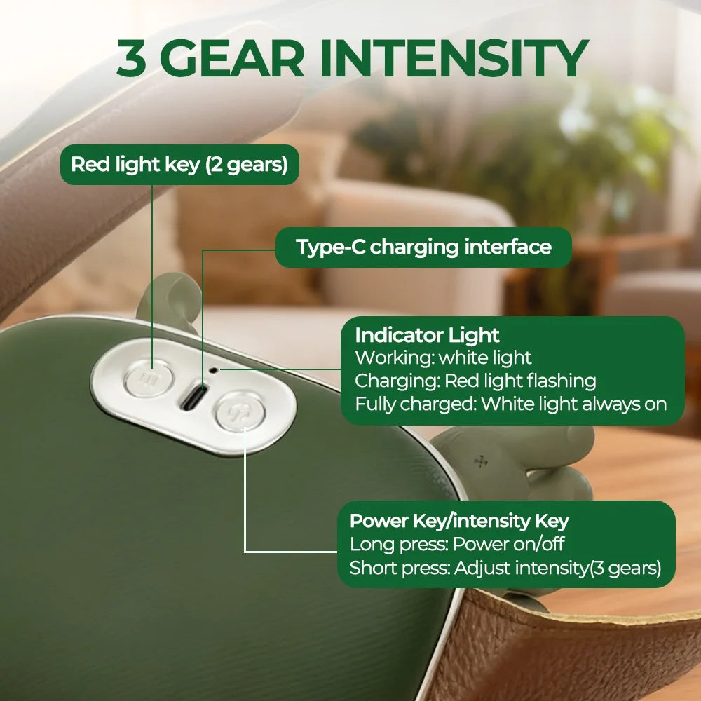 Relaxation Haven | 4D Wireless Neck and Shoulder Massager with Deep Tissue Kneading | Portable Relief for Tension and Stress 5