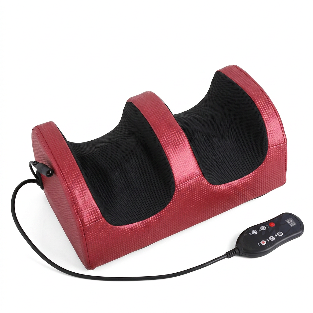 Electric Foot Massager with Heat & Vibration