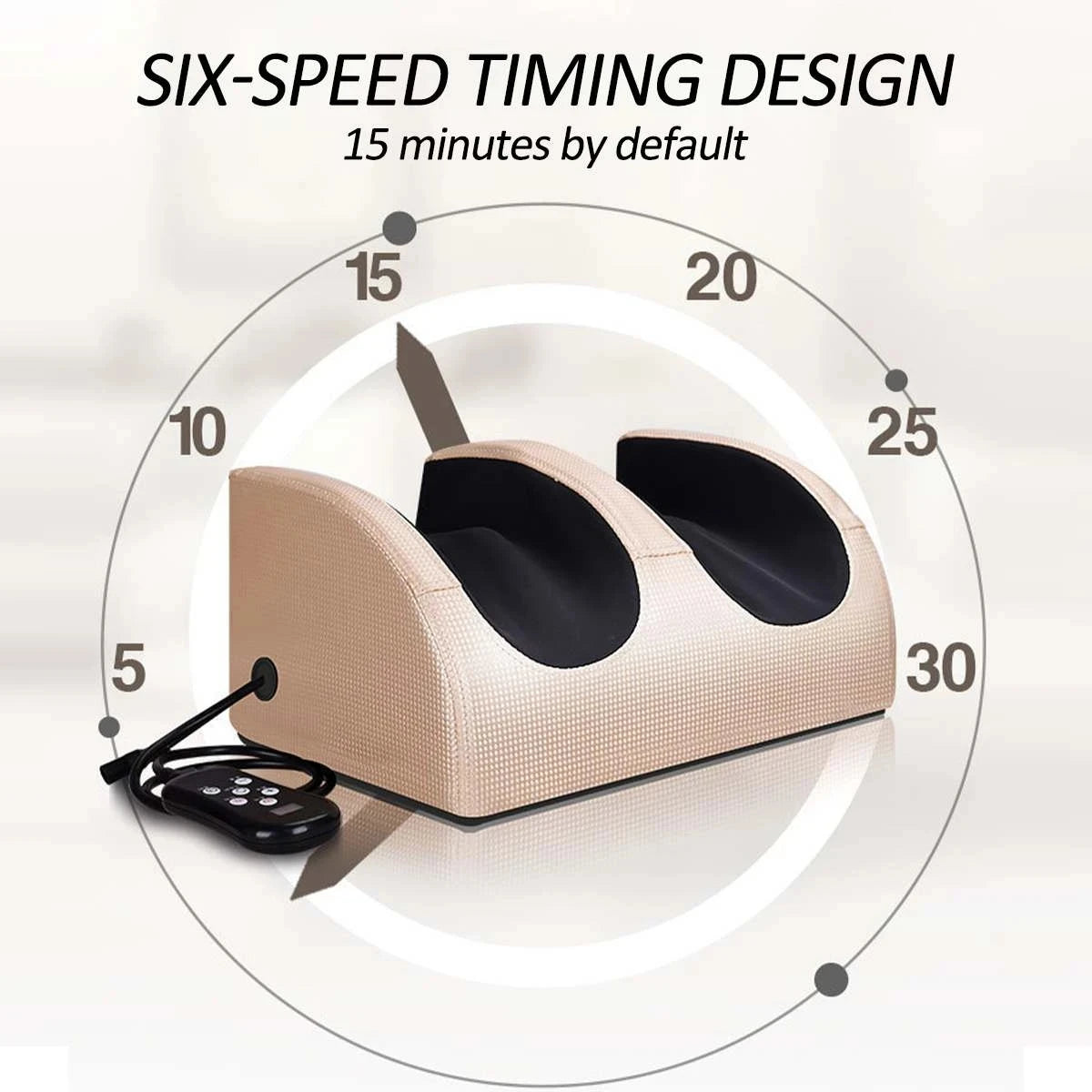 Relaxation Haven | Electric Foot Massager with Heat & Vibration | Soothing Relief for Tired Feet 3