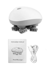 Relaxation Haven | Electric Scalp Massager with 4 Kneading Heads | Scalp Stimulator for Hair Growth and Relaxation 7