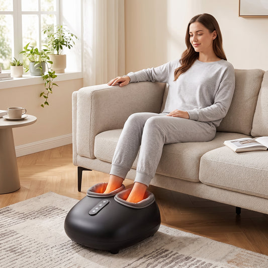 Relaxation Haven | Shiatsu Foot Massager with Heat for Pain Relief | Fully Wrapped Design for Ultimate Comfort 12