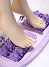 Dual-Wheel Foot Massager for Deep Tissue Relief