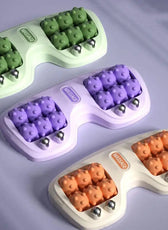 Dual-Wheel Foot Massager for Deep Tissue Relief