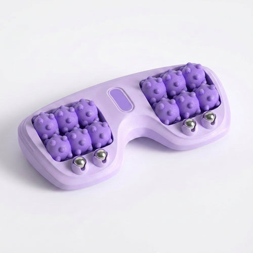 Dual-Wheel Foot Massager for Deep Tissue Relief