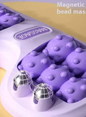 Dual-Wheel Foot Massager for Deep Tissue Relief
