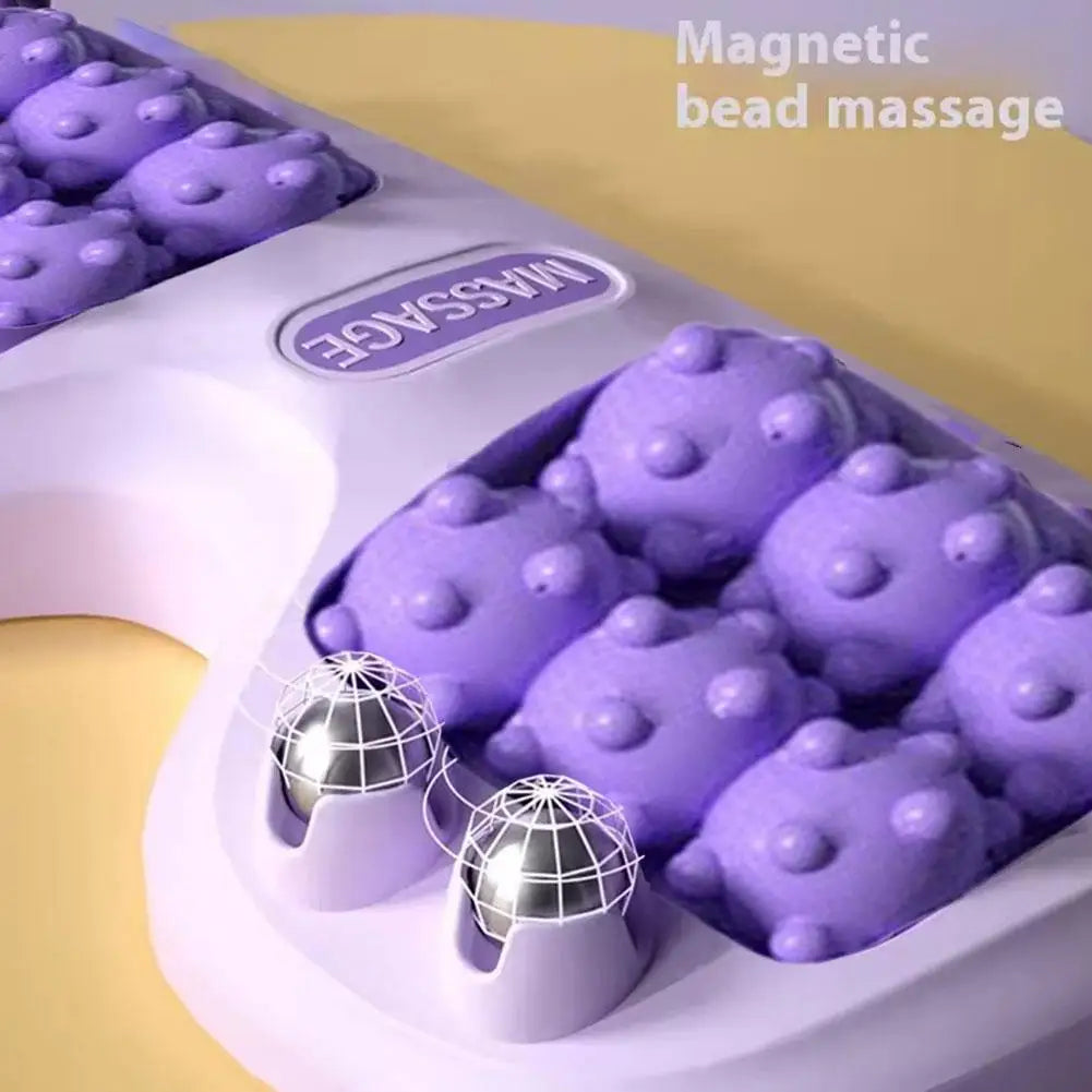 Dual-Wheel Foot Massager for Deep Tissue Relief