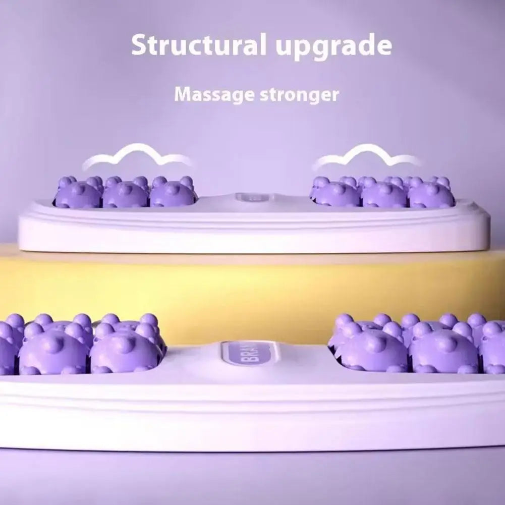 Dual-Wheel Foot Massager for Deep Tissue Relief