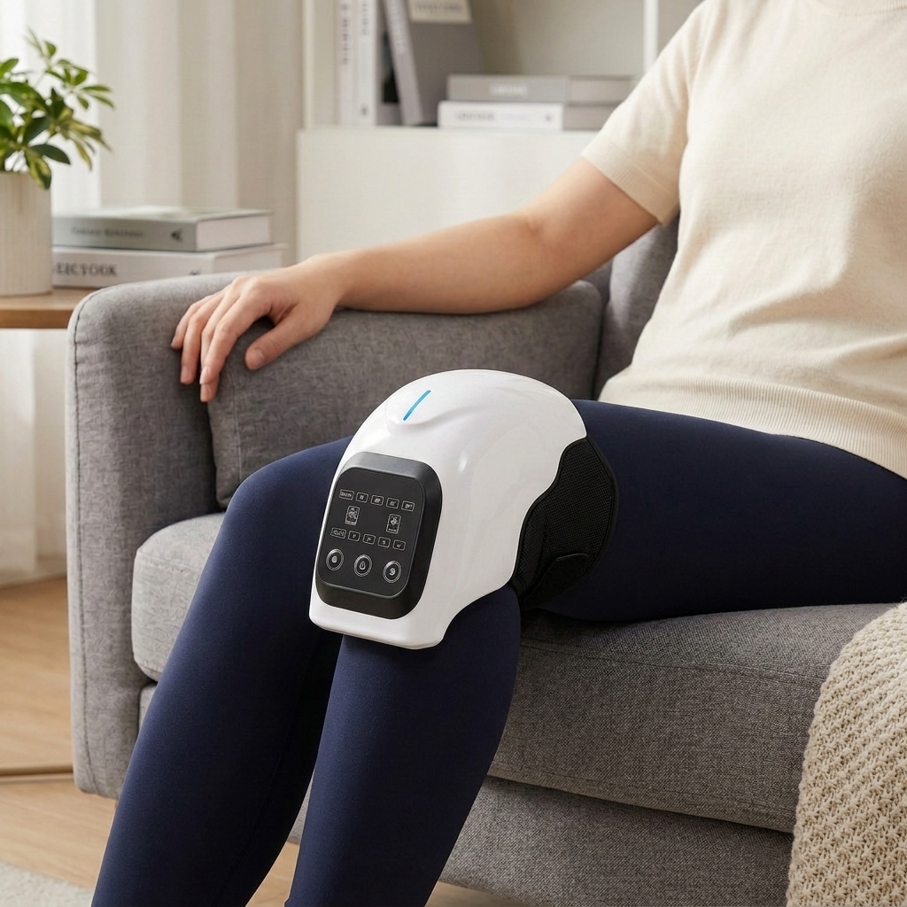 Relaxation Zone | Cordless Knee Massager with Vibration Therapy | Portable Device for Joint Relief 12