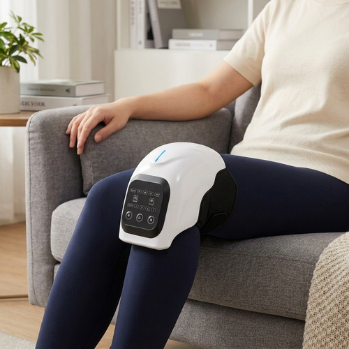 Relaxation Zone | Cordless Knee Massager with Vibration Therapy | Portable Device for Joint Relief 12