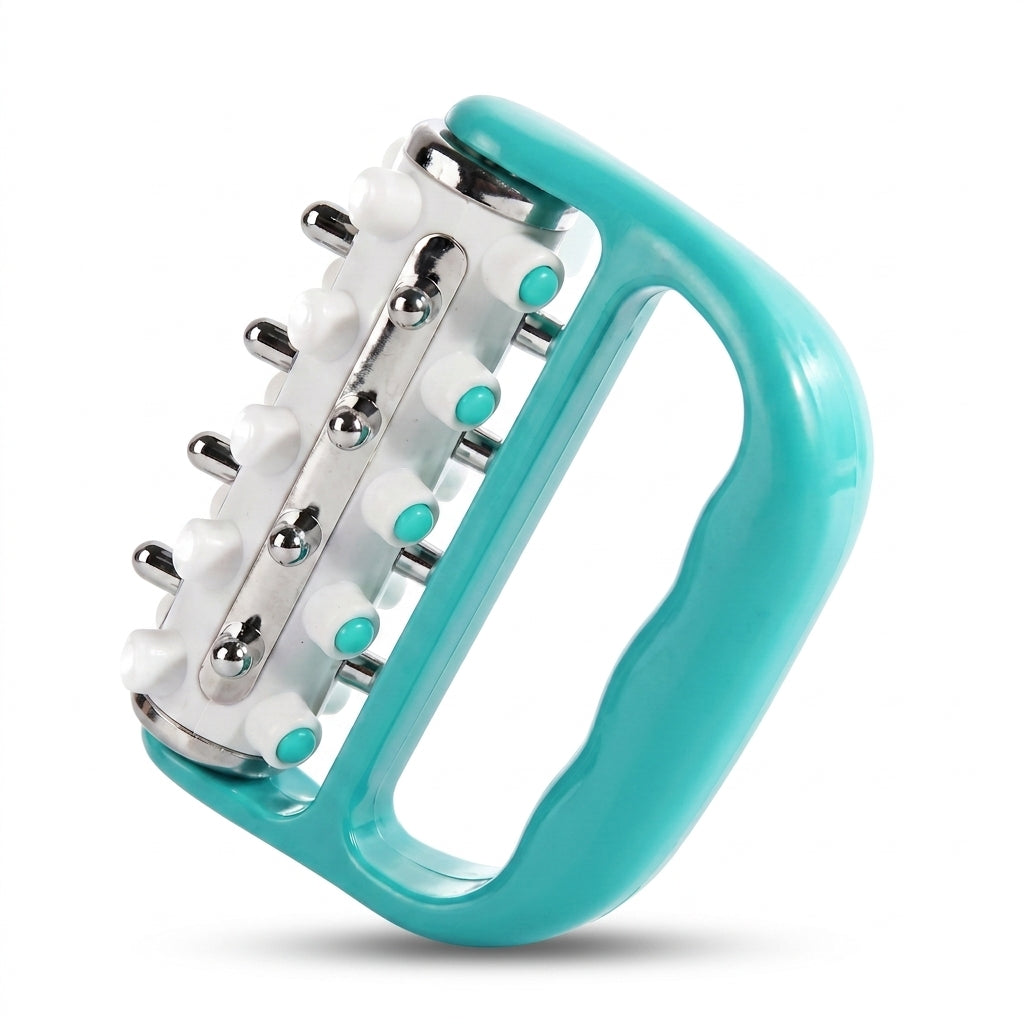 Versatile Handheld Massager | 360° Rotating Roller for Full Body Relief