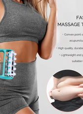 Versatile Handheld Massager | 360° Rotating Roller for Full Body Relief