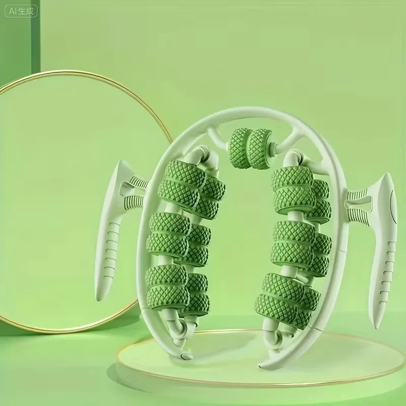 Versatile Massage Roller | 360-Degree Muscle Relief Tool for Home & Travel