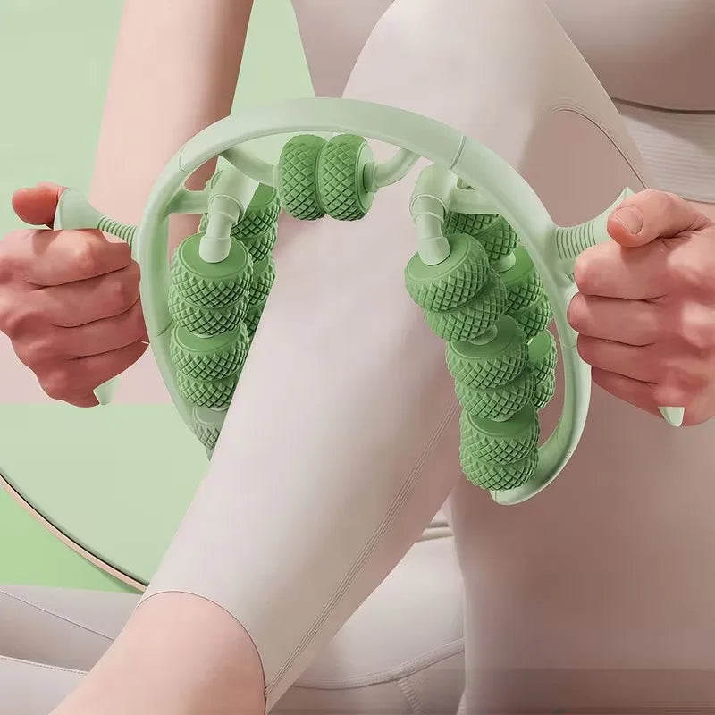 Versatile Massage Roller | 360-Degree Muscle Relief Tool for Home & Travel