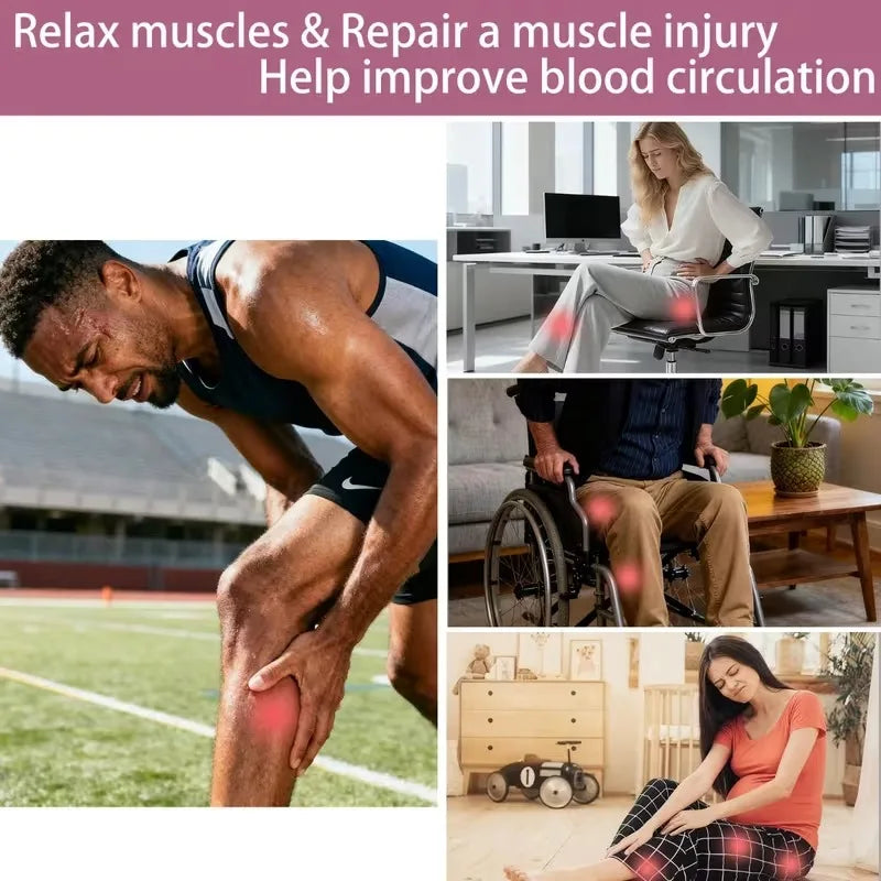 Versatile Massage Roller | 360-Degree Muscle Relief Tool for Home & Travel