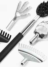 Extendable Back Scratcher with 5 Detachable Heads