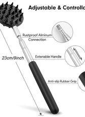 Extendable Back Scratcher with 5 Detachable Heads