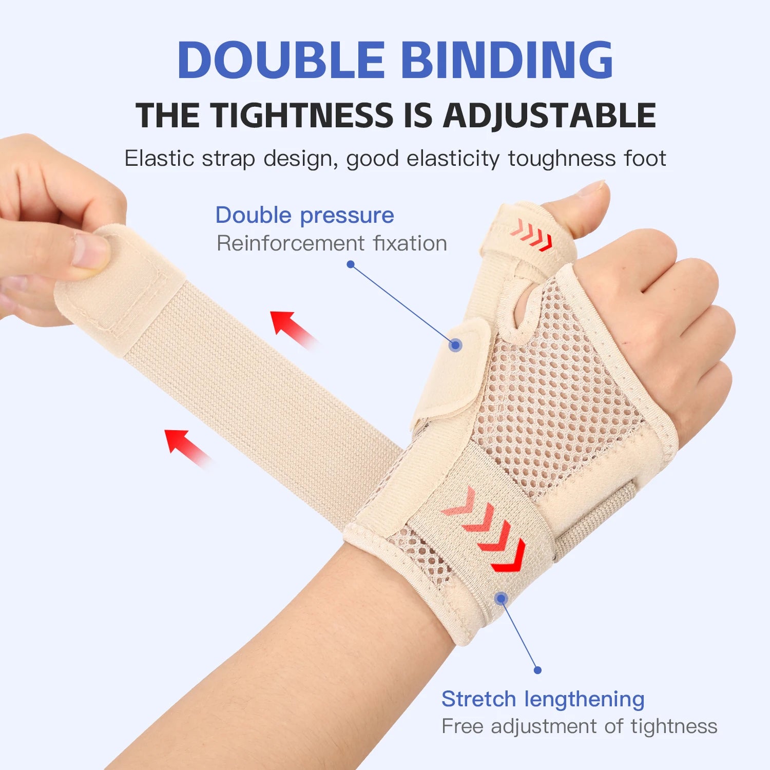 Wrist Brace | Adjustable Wrist Splint with Breathable Material