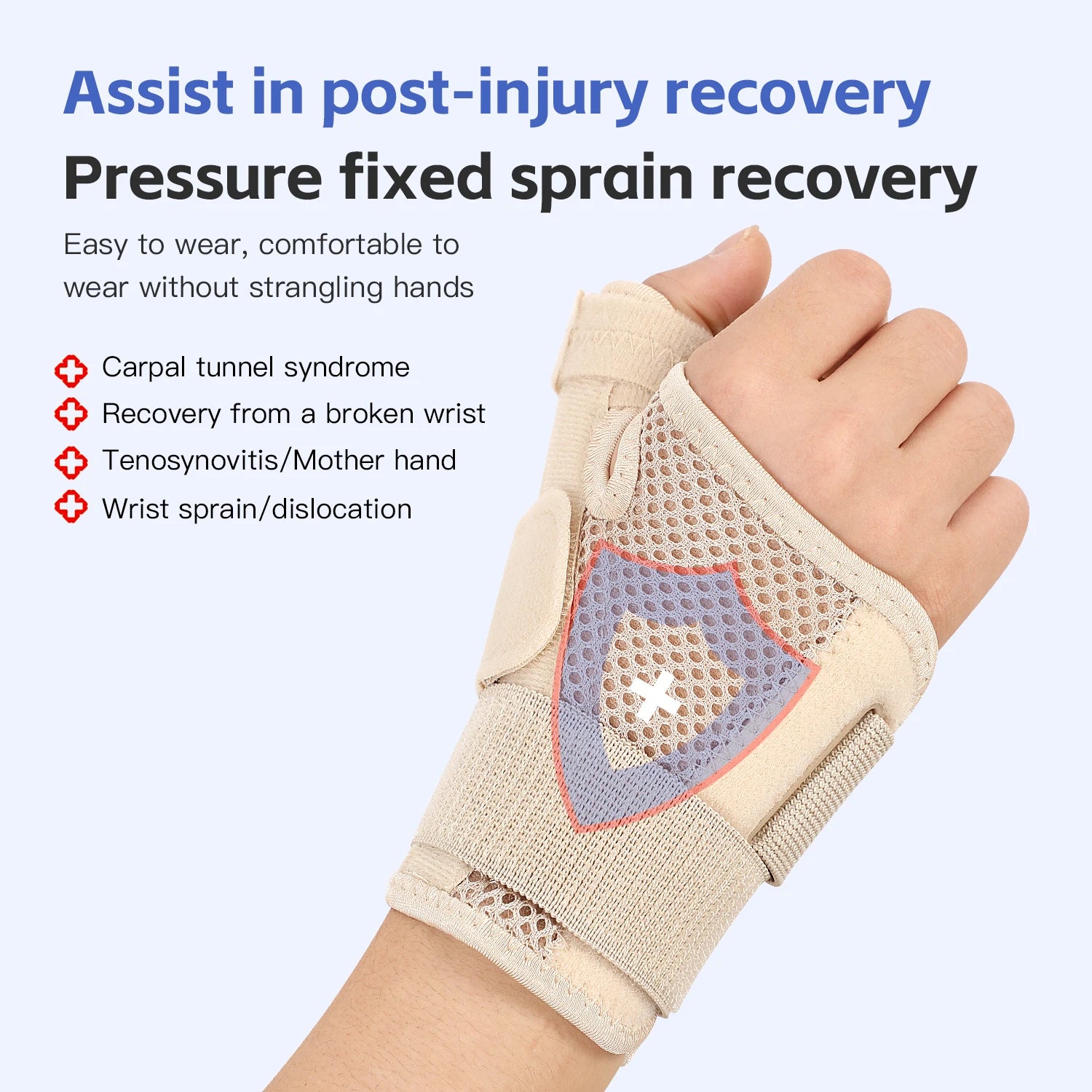 Wrist Brace | Adjustable Wrist Splint with Breathable Material