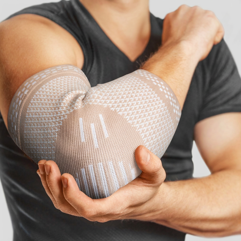 Elastic Elbow Brace | Breathable Compression Sleeve for Sports Support