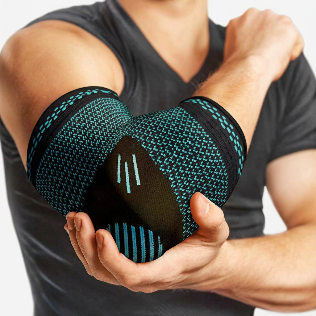 Elastic Elbow Brace | Breathable Compression Sleeve for Sports Support