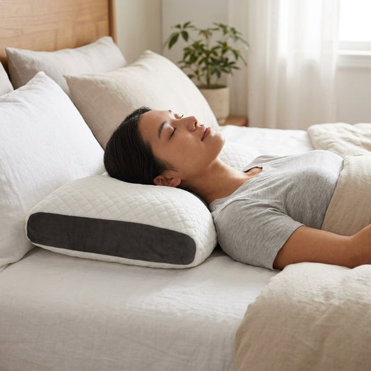 Cervical Support Pillow for Neck Pain Relief with Adjustable Height